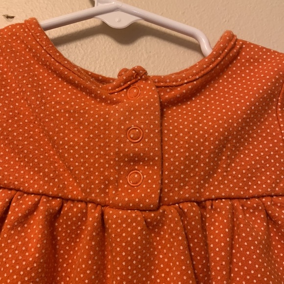 Gymboree Orange Festive Floral Shirt Girl’s 3-6Months - Picture 3 of 3